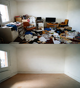 Entrümpelung einer Wohnung – Vorher-Nachher Beispiel